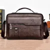 Borsa a tracolla da uomo Weixier per 9.7 Ipad da uomo in pelle PU con patta da uomo Borsa a tracolla Busin Flap borsa da viaggio solida Menger maschile A2l4 #