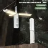 Strumenti Lanterna da campeggio pieghevole Banca di alimentazione portatile Illuminazione esterna Torcia Lampada da tenda Lampade a LED ricaricabili per apparecchiature di emergenza