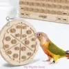 Other Bird Supplies Cage Cork Toy Birdcages Hangable Molar Block Grinding Climb Swing For Lovebirds Cockatoos