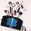 EMT Star of Life Makeup Bag for Women Travel Cosmetic Organizer Söt paramedic lagring toalettartiklar Dopp Kit Case Box G1PJ#