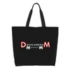 Einkaufstaschen Custom Electronic Rock Depeche Cool Mode Canvas Bag Damen Wiederverwendbare Einkaufstasche mit großem Fassungsvermögen Shopper