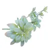 Dekorativa blommor Julsimulering Växt Succulent Decorations Faux Succulents Picks Plastic Home