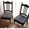 Almofada antiderrapante assento s almofada de cadeira macia com laços respirável capa destacável para cozinha/sala de jantar/escritório/jardim