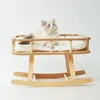 Kattendragers Houten huisdierbed Nestschommel Eenvoudig groot schommelspeelgoed Benodigdheden Drager Beschikbaar in alle seizoenen