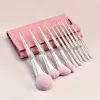 Shadow Brush Set 11st Premium Cosmetic Brush för Foundation Blush Concealer Eyeshadow Eyebrow Highlight Pink Make Up Brush