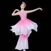 chinese Style Yangko Dance Hanfu Clothing Chinese Folk Classical Dance Ancient Pink Yangko Wear Natial Square Dance s2LE#