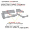 Capas de cadeira Veet P L em forma de sofá Er para sala de estar Mobiliário Elástico Sofá Sliper Chaise Longue Canto Stretch 210317 Drop Entregar Dh6SW