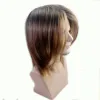 Wigs HAIRJOY Male Medium Synthetic Hair Wig Straight Heat Resistant Fiber for Men