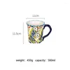 Tassen 500 ml Große Böhmische Tasse Keramik Mark Tasse Frühstück Kaffee Milch Tee Fruchtsaft Paar Drinkware Werkzeug Haushaltsgegenstände 1 Stück