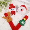 Feestdecoratie Kinderen Kerstmis Slap Armband Kinderarmband Bands Geschenken Gunsten Kerstman Ontwerp