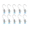 Cuillères robustes crochets de suspension Clips cintres de bottes pour placard pince à linge vêtements chapeau pantalon serviette bleu 10 PC