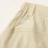 Pantaloncini da donna Pantaloni cargo estivi da donna a vita media Escursionismo attivo all'aperto con tasche Abbigliamento da lavoro corto con cerniera da donna