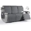 Stoelhoezen waterdicht fauteuil bank 1-delig wasbaar antislip meubelbeschermer met elastische banden zak voor huisdieren donkergrijs