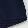 jk Camisola Colete V Neck Bonito Menina Azul Malha Colete Japonês Kawaii Bordado Padrão Chique Estudantes Uniforme Escolar Menina Pulôver O5cz #