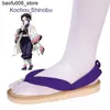 Sandals Popular anime demon killer Kimetsu No Yaiba role-playing accessories Kamado Nezuko role-playing costume kimono flip Geta slippers Q240330