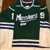 Maillot de hockey personnalisé 24S, Mercyhurst Road #19, meilleur maillot rétro brodé cousu ou personnalisé avec n'importe quel nom ou numéro