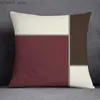 وسادة CALMECTRIC COLL CASE DICED DICE GIFT SQUARE OFFICE CUSHION COVER 45 × 45 Y240401