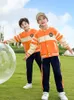 british college style school uniform for students,spring & autumn school clothes set,outdoor sport baseball clothes for Children K6bK#