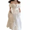 Oloey modeste Simple mariage Dres épaules dénudées chérie ceinture coréenne robes de mariée Robe de mariage fête formelle Dr 23X5 #