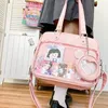 japanese Harajuku Itabag Girls PU Transparent Bag School Student Handbags Ita Bag Tote JK Uniform Shoulder Crossbody Bag z3ph#