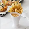 Cuillères PP tasse à salade fournitures de cuisine bol à frites stockage en plastique