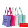 Пустая холщовая сумка на плечо с застежкой-молнией может быть настроена с логотипом для поездок на работу, простая экологически чистая цветная портативная холщовая сумка y8ni #