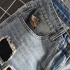 Брендовые мужские шорты большого размера, летние бриджи длиной до колена, джинсовые бермуды, классические эластичные короткие брюки, джинсовые мужские D30 240325