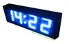 Orologi da parete Orologio a led di colore blu a doppia faccia (volti HST4-5B)