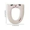 Toilet Seat Covers Cover Pad Thick Warm Cushion Washable Cloth Universal Mat With Handle