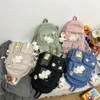 Novo Coreano Grande Capacidade Mochilas Mulheres Kawaii High Students School Bag Para Adolescente Meninas Doce À Prova D 'Água Sacos de Viagem Escolar 209S #