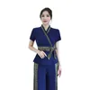 2024 Esthetic Uniform Thai Massage Beauty Sal Sal Women's Spa Beautician Clothing Hotel Massage Women Workwear S-4XL F7MH#