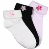 Cott Sakura Broidered chaussettes pour filles JK Uniform School Dr mignon bas sur bas de cerisiers