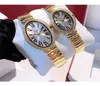 Montres-bracelets Mode personnalisée BAIGNOIRE femmes hommes couple horloge en acier inoxydable cristal baignoire marque de luxe Cz lunette ovale horloge 22105153043