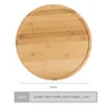 Bamboo And Wood Plate Tray Multi-size Fruit Plate bread Plate For Home And Restaurant