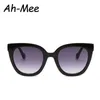 Sunglasses New Womens Cat Eye Retro Sunglasses Brand Designer Retro Gradient Sunglasses Womens Glasses Cateye Glasses J240330