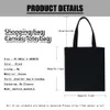 Cat Tote Shop Bag Jute Bag Bolsa Shopper Bolso Shop Handbag Bag Tote Återanvändbar net Ecobag Cabas Foldbar Shop A0p5#