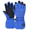 Gloves GOBYGO Ski Warmth Gloves Touch Screen Nonslip Winter Fleece Skiing Cycling Running Snowboard Snow Gloves Waterproof Windproof