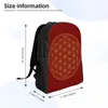 Backpack Personalized Flower Of Life Power Backpacks Men Women Fashion Bookbag For College School Sacred Geometry Bags