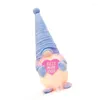 Décorations de fête en peluche illuminées, jouet Gnomes fait à la main pour la fête des mères, ornements de table brillants