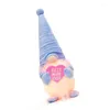 Party Decoration Illuminated Plush Decorations Handmade Mother Day Gnomes Toy Tabletop Glowing Ornaments