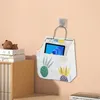 Storage Bags Wall Bag Canvas Pocket Organizer Stationery Waterproof And Multifunctional Hang With Sticky