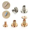 10Pcs Metal Binding Chicago Screws Nails Studs Rivets For Book Photo Album Desk Calendar Menu Leather Craft Belt Wallet Fastener