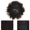 Nxy Vhair Perücken Gnimegil synthetische kurze Afro-Twist-Haare geflochtene halbe Perücke für schwarze Männer Clip-in-Toupet-Haarteile Dreadlocks Male Rock Party 240330