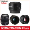 Yongnuo yn50mm 8 yn35mm f2 yn100mm otomatik odak lens genişliği büyük diyafram açıklık DSLR kameralar için sabit lens 240327