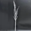 Decorative Flowers Artificial Tree Branch Wood White Small Dried Branches Home El Venue Decoration For Wedding Party Plants