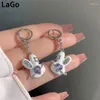 Dangle Earrings Modern Jewelry Sweet Korean Temperament For Women Female Gifts Cute Style Ear Accessories 2024 Trend