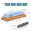 Knivslipare Whetstone Dual Side Kitchen Sharpening Stone Grindstone Oilstone 240 400 600 800 1000 6000 Grit Honing Set 240327