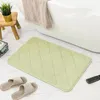 Tapis de bain A1445ZXW Tapis en mousse à mémoire de forme Super Absorption d'eau Lavable en machine Tapis de salle de bain Doux Absorbant Tapis de bain à séchage rapide Tapis de sol