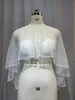 2024 Myyble Wedding Accororias Bolero manta de noiva Pérolas Casamento Cabo curto lg de volta feminino embrulhando capa de capa 40yg#