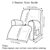 Chair Covers FORCHEER Recliner Sofa Cover For Living Room Elastic Reclining Protection Lazy Boy Relax Armchair